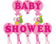BABY SHOWER STORK FOAM BANNER