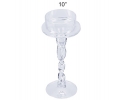 GLASS CANDLE STAND (12 PC)