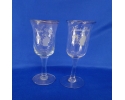 flutted glass nuestra boda  (6 PC)