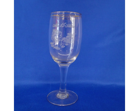 XV SPIRAL GLASS CUP