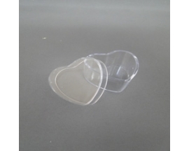 1" X 1 1/2" PLASTIC HEART BOX