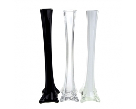 20" CLEAR GLASS VASE(12PC)