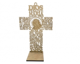 12" Wood Cross Prayer