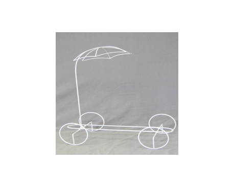 14"WX15"H metal umbrella Wagon