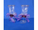 Quinceanera glass cups(2pc)